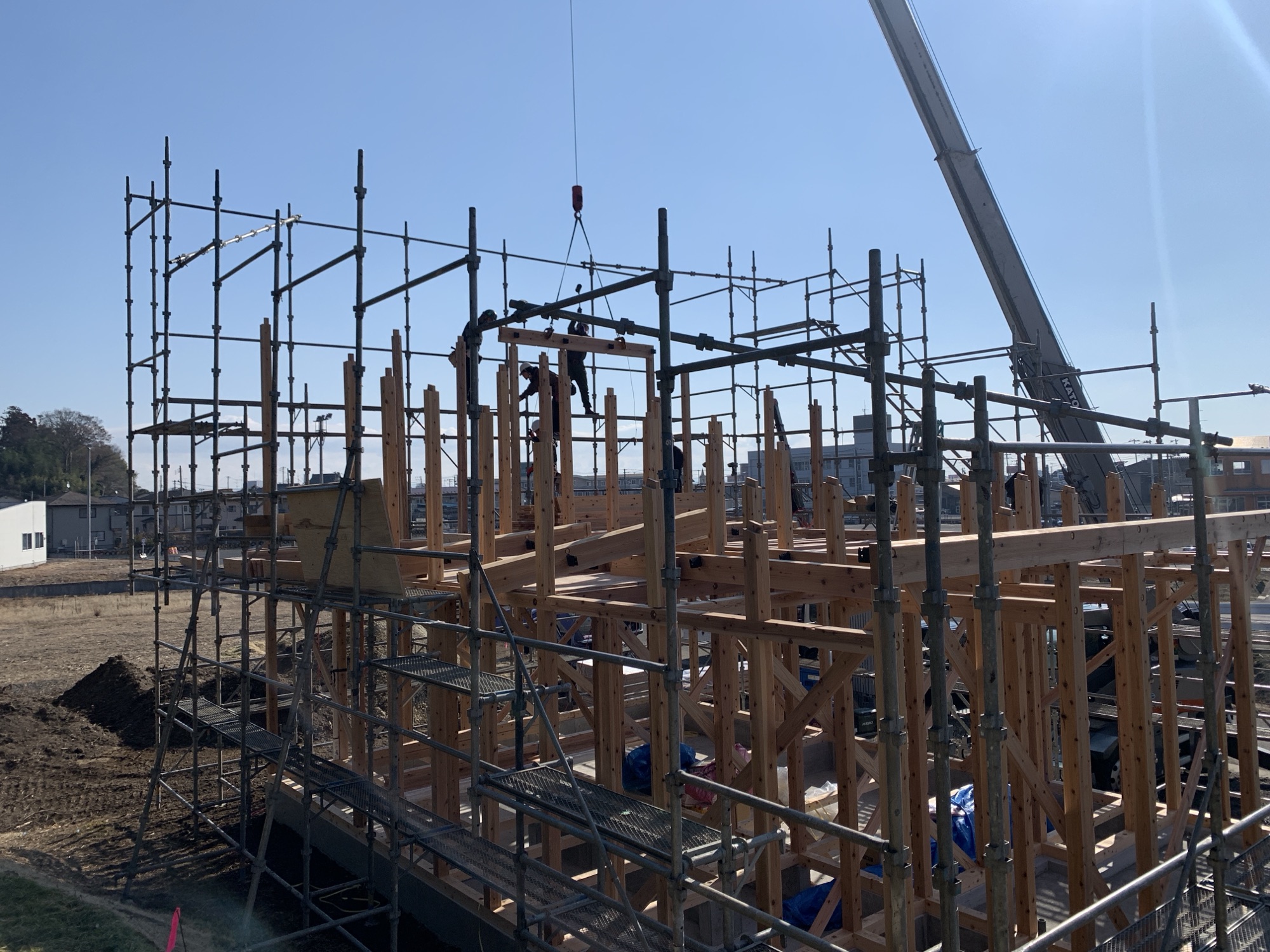 「アウトドアライフを描く白箱のnegla」構造見学会