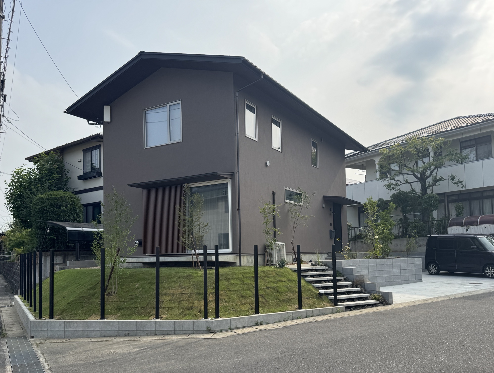 コリドーハウスのお庭の様子